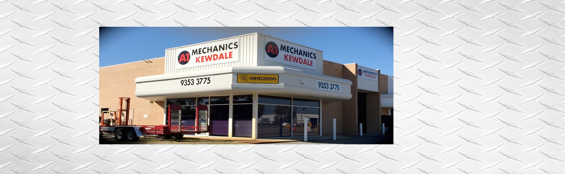 Exterior of the new workshop for A1 Mechanics in Kewdale