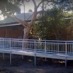 A ramp and handrail steel fabrication form A1 Steel and Alloy in Kewdale