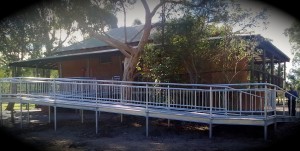 A ramp and handrail steel fabrication form A1 Steel and Alloy in Kewdale