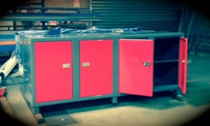 Custom bench and cabintes designed and built by A1 Steel and Alloy